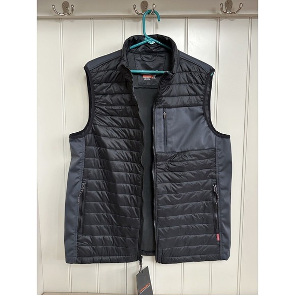 NEW HAWKE & CO PRO SERIES PERFORMANCE PACKABLE VEST, MENS SIZE LARGE, BLACK NWT! - Picture 4 of 7